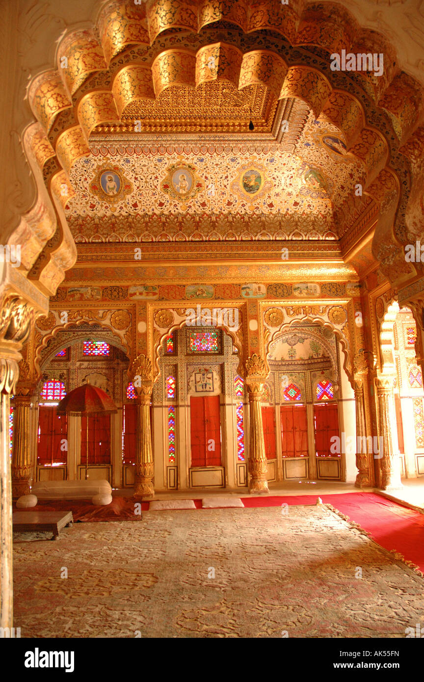 Interior of Jodhpur palace in Rajasthan india Stock Photo Alamy