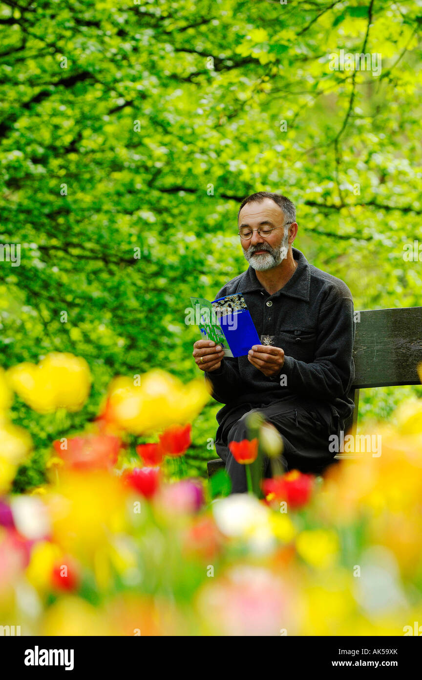 Man on a bench hi-res stock photography and images - Alamy