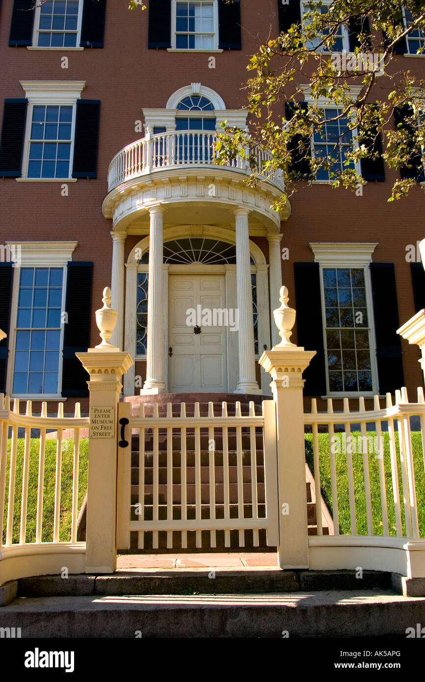 Portland Maine Federal doorway of the McLellan House an historic