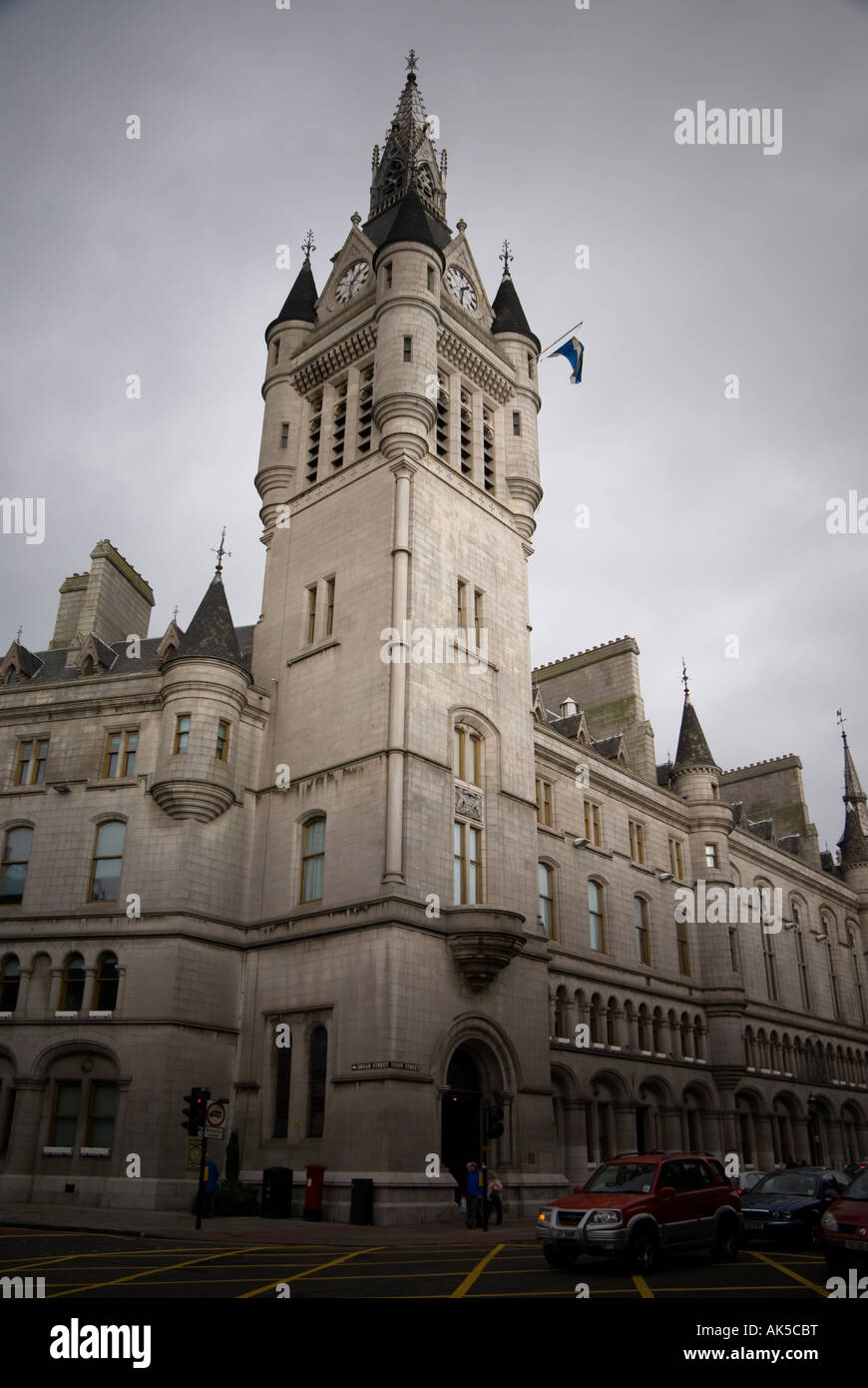 Aberdeen City Hall Stock Photo Alamy