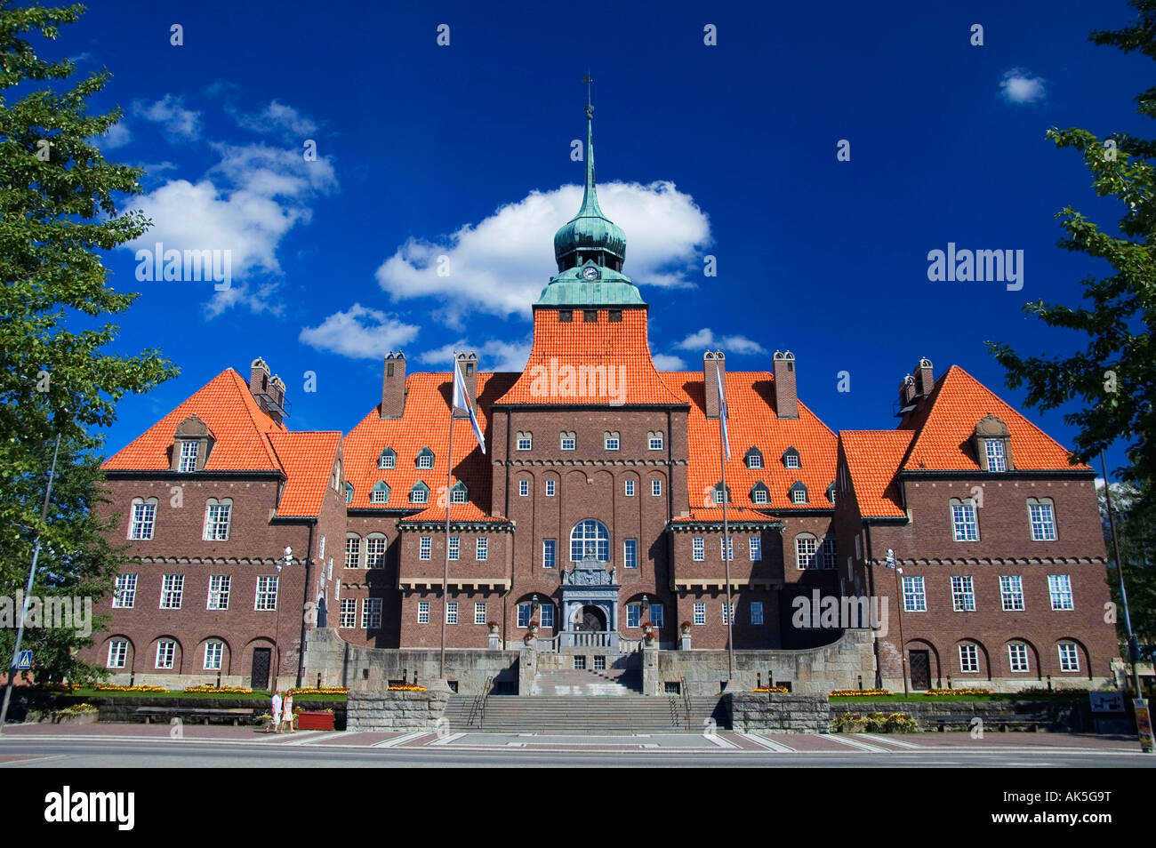 Ostersund, Townhall Stock Photo Alamy