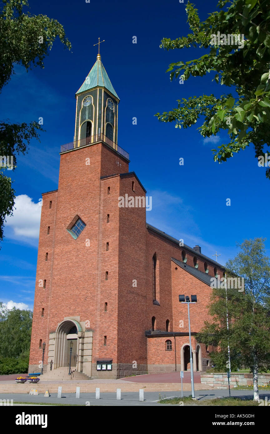Ostersund, Church Stock Photo Alamy