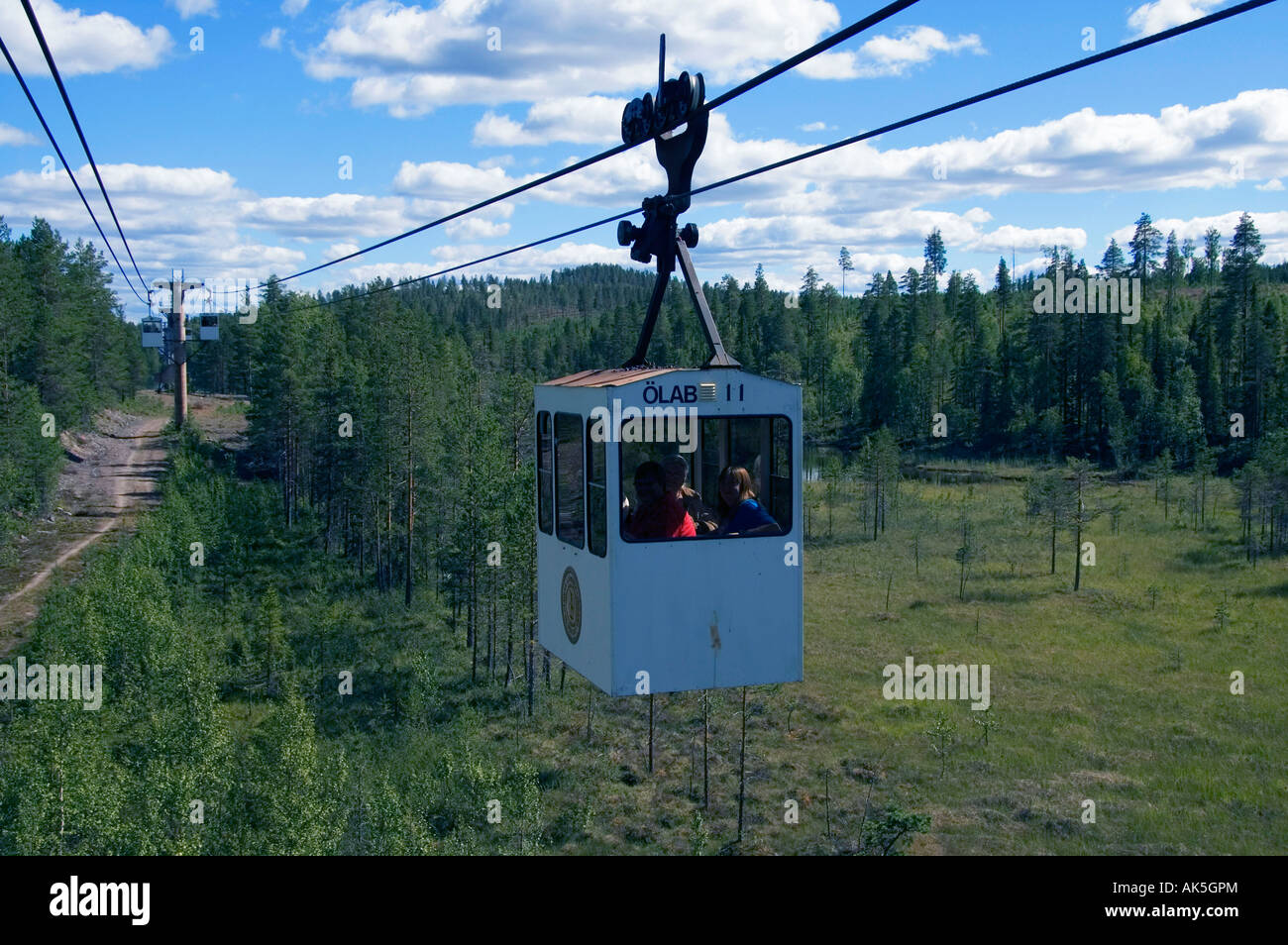Norsjo, Cable railway Stock Photo - Alamy