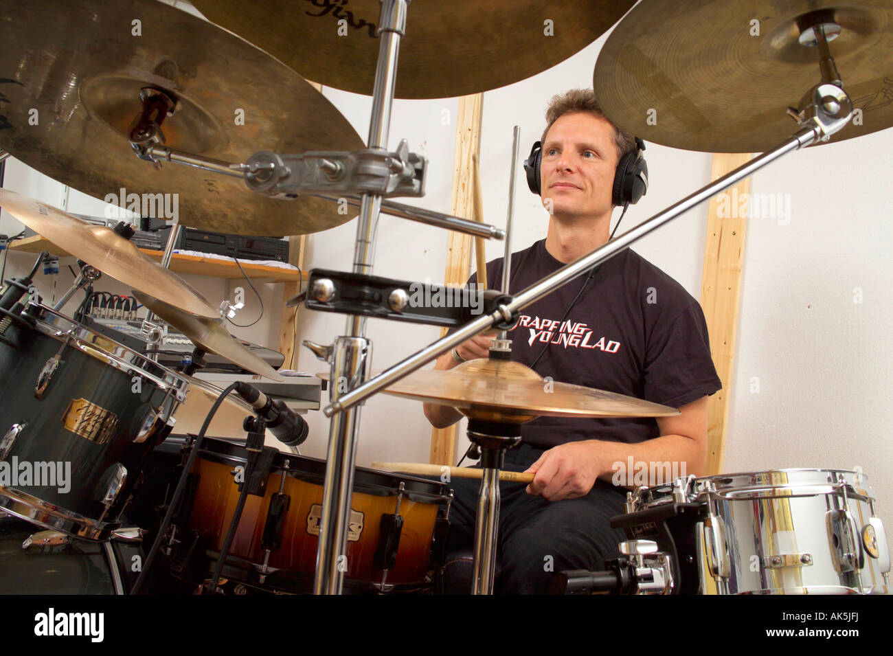 Drummer Stock Photo Alamy