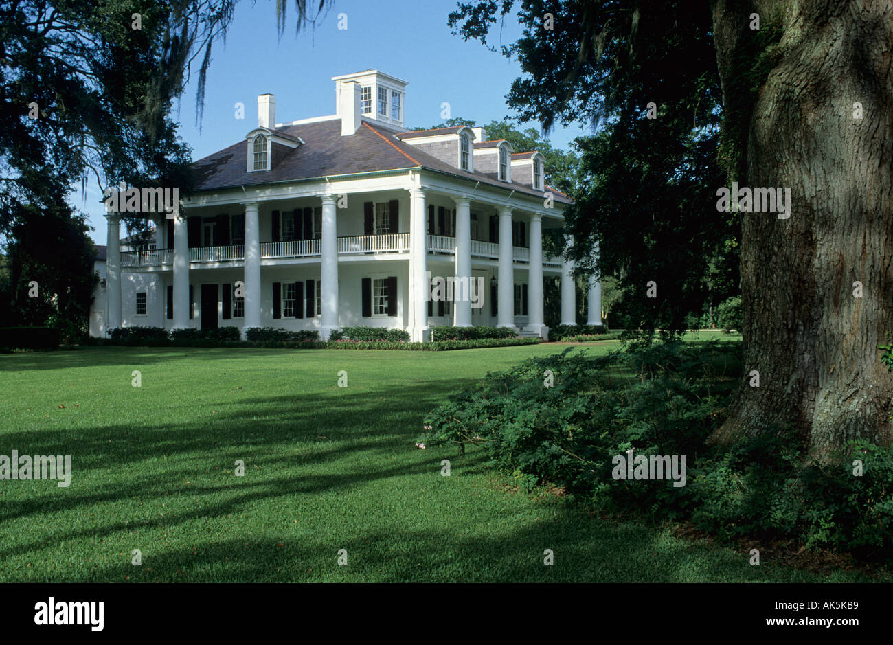 Houmas House Plantation at the Mississippi River Stock Photo Alamy