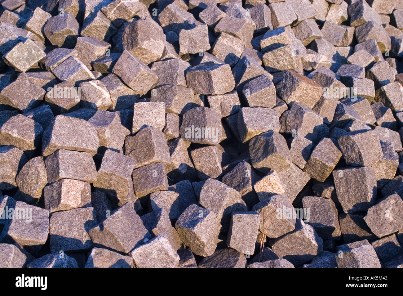 pile of rocks for roadconstruction Stock Photo - Alamy