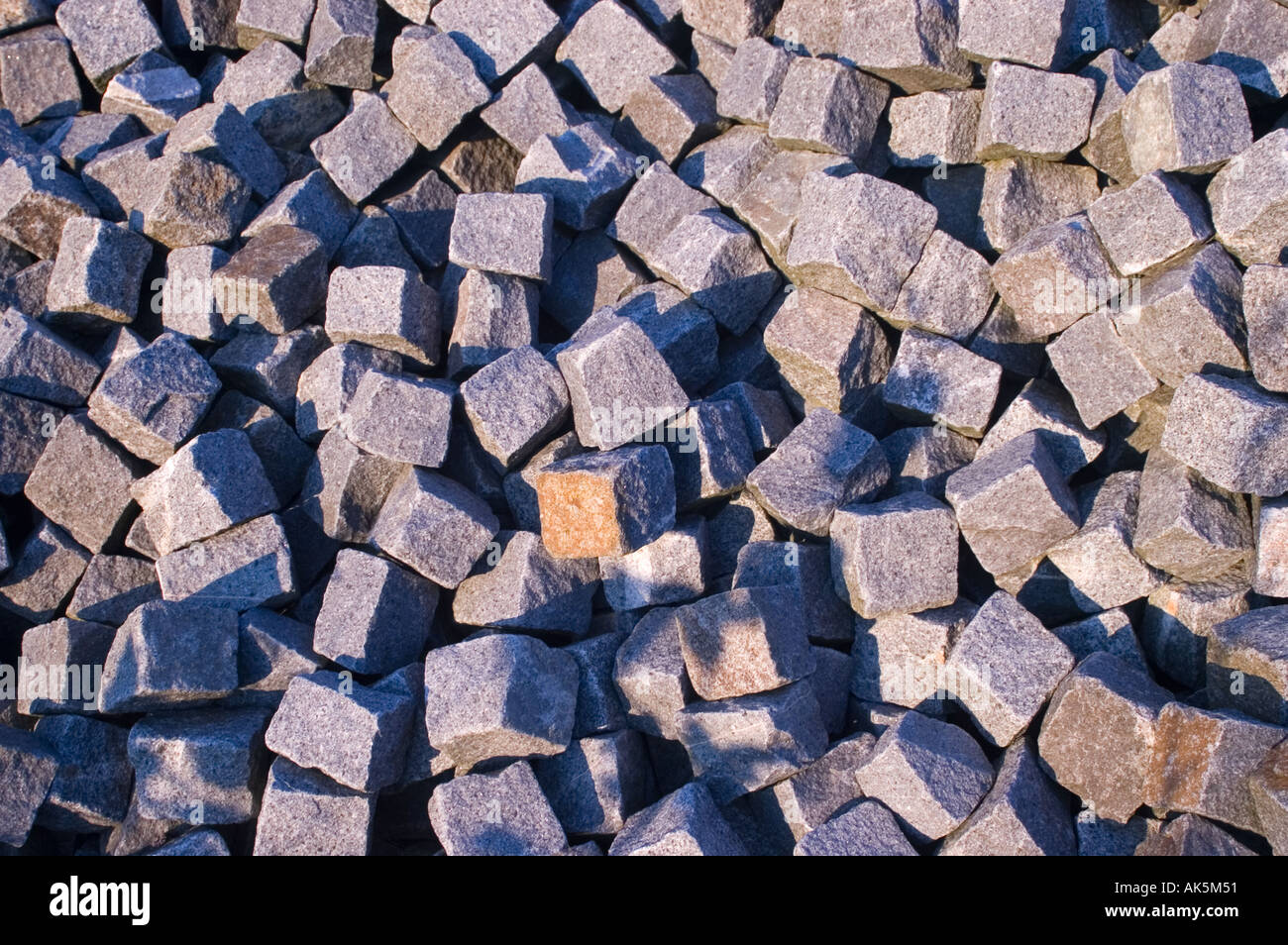 pile of rocks for roadconstruction Stock Photo - Alamy