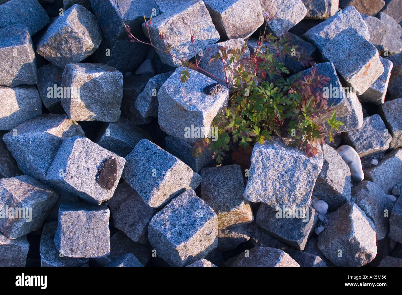 pile of rocks for roadconstruction Stock Photo - Alamy
