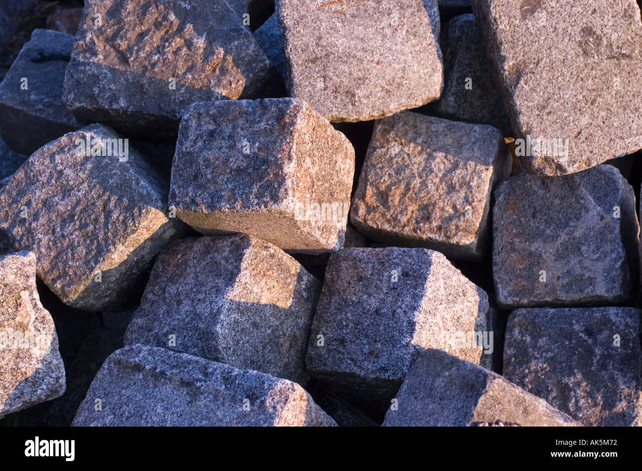 pile of rocks for roadconstruction Stock Photo - Alamy