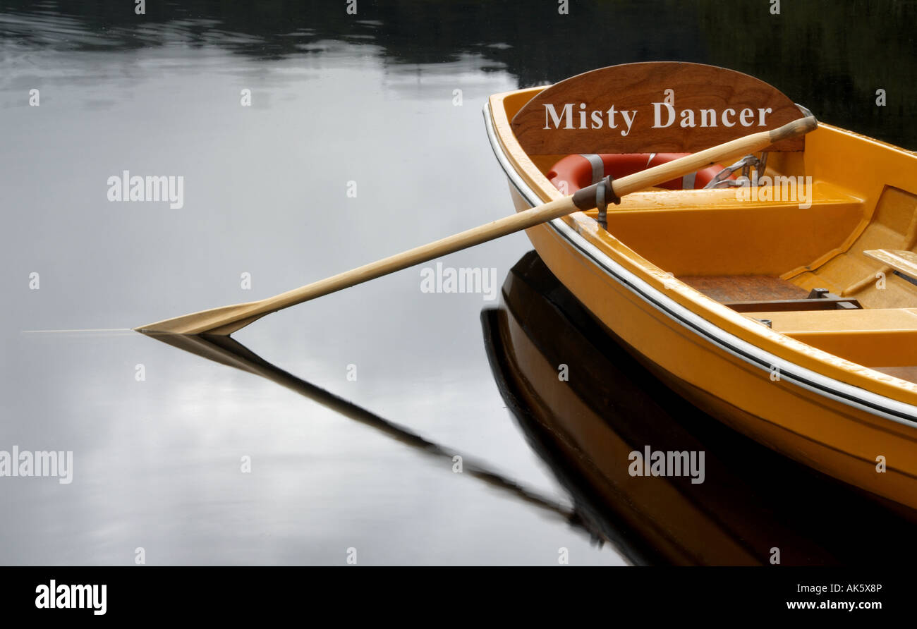 Boat on Grasmere Cumbria UK Stock Photo Alamy