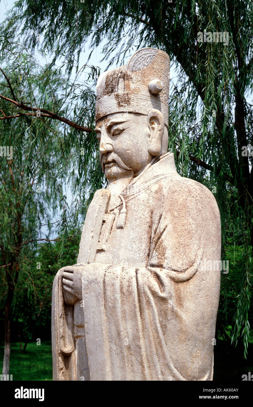Statue / Xi'an Stock Photo Alamy
