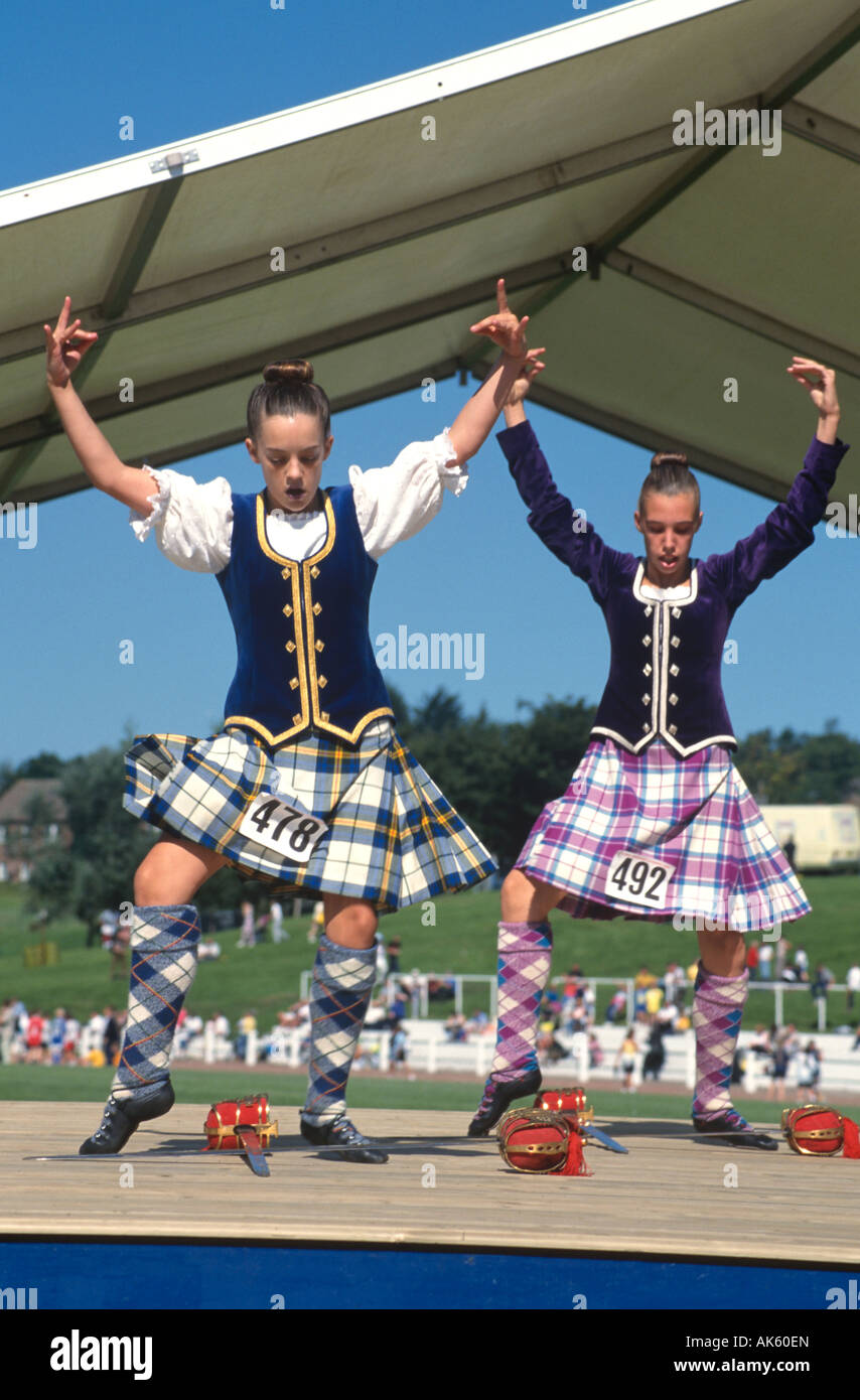 Scottish Highland Dancing at the Cowal Gathering, Dunoon, Scotland