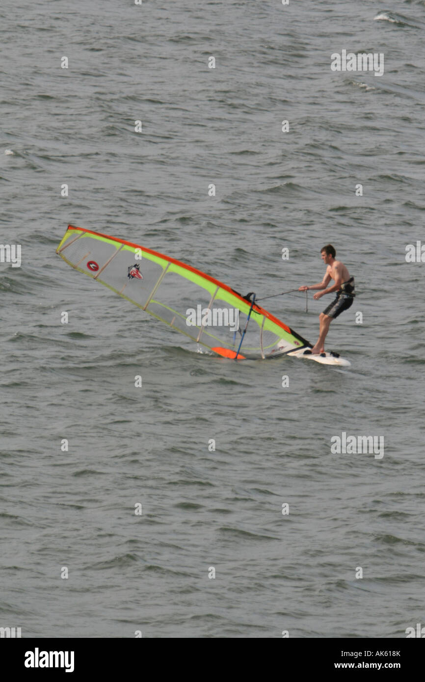 windsurfing in costa rica lake arenal Stock Photo Alamy
