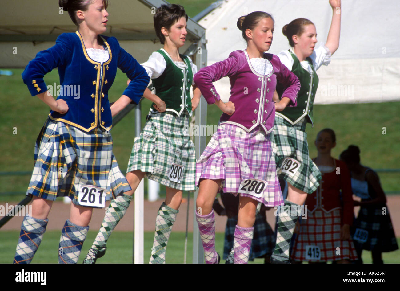 Scottish highland dancing cowal gathering hires stock photography and