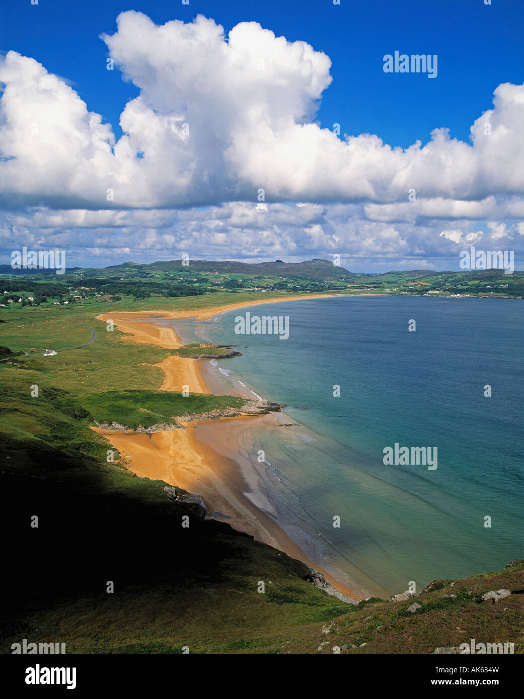 Port Salon Beach, Lough Swilly, Co Donegal, Ireland Stock Photo