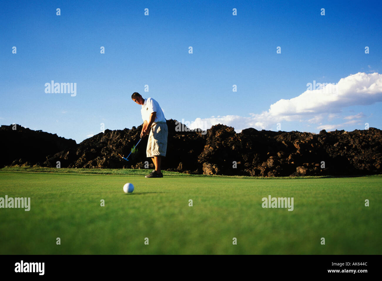 Utah, St George, Entrada at Snow Canyon Golf Course Stock Photo