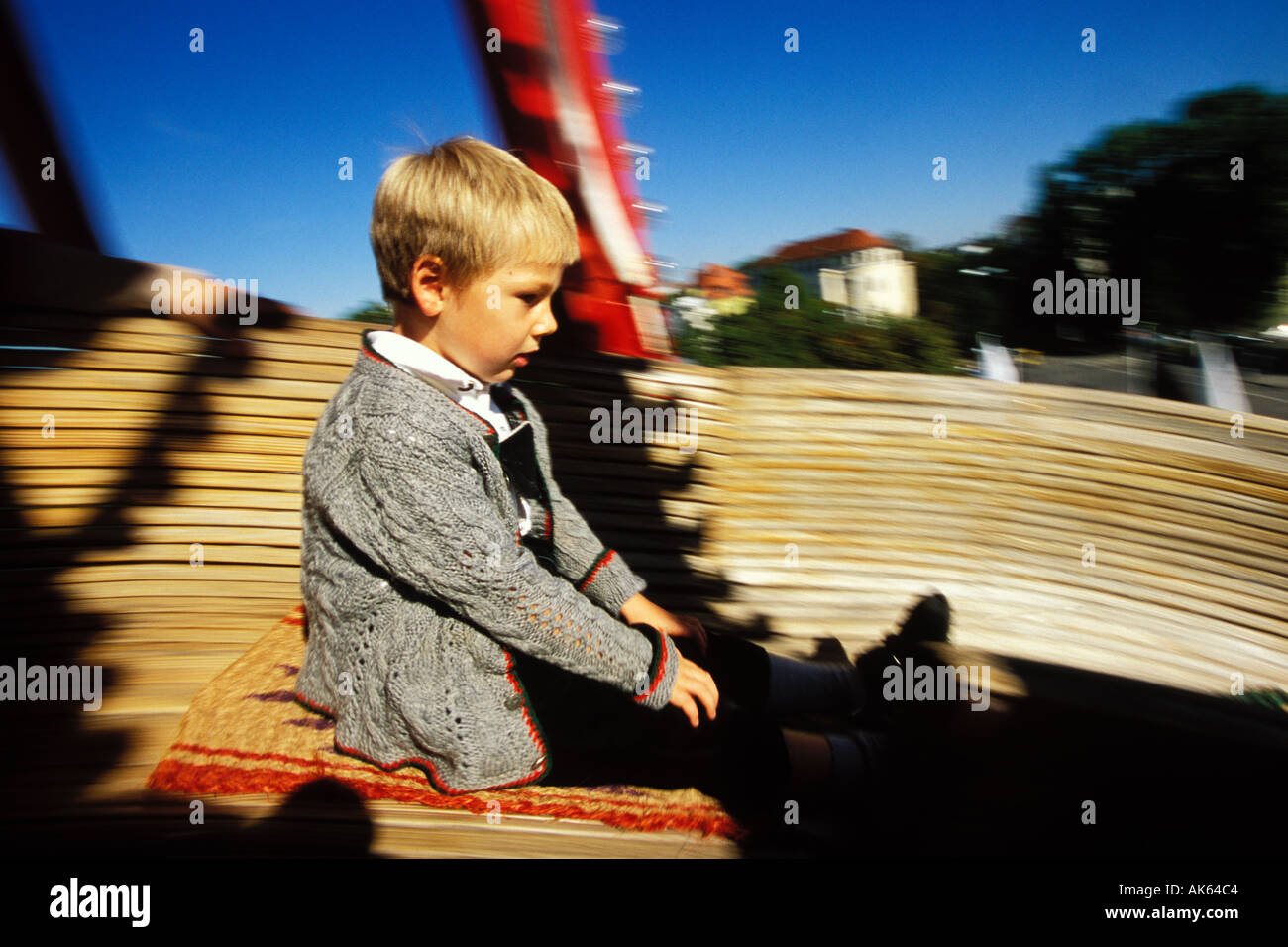 Germany, Munich, Oktoberfest, Toboggan carnival ride Stock Photo Alamy