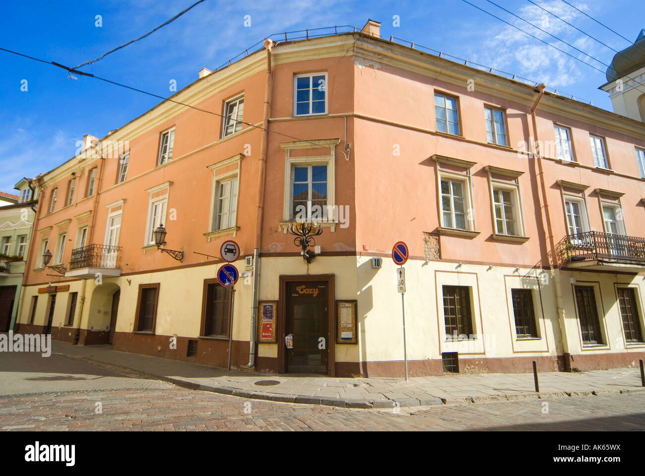 Restaurant Cozy   Vilnius Stock Photo - Alamy