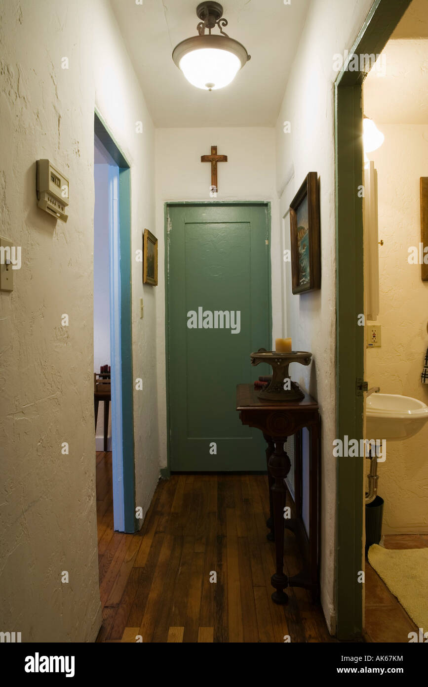 Hallway and Entrance in Older Spanish Style Home Stock Photo Alamy