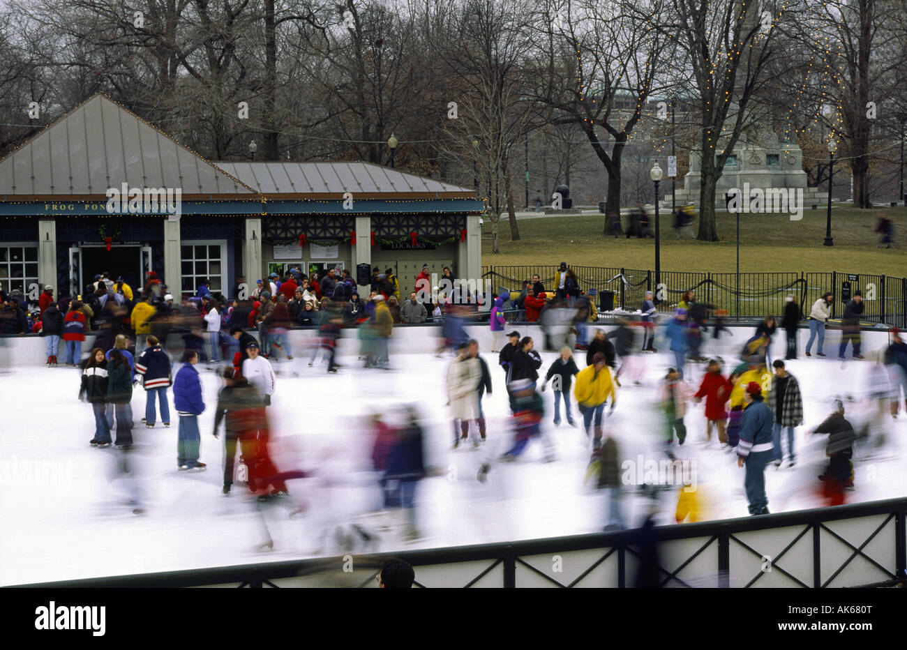 Boston Ice Skating Stock Photos & Boston Ice Skating Stock Images - Alamy