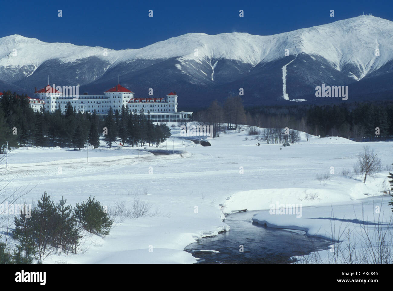 AJ17761, NH, Bretton Woods, New Hampshire Stock Photo Alamy
