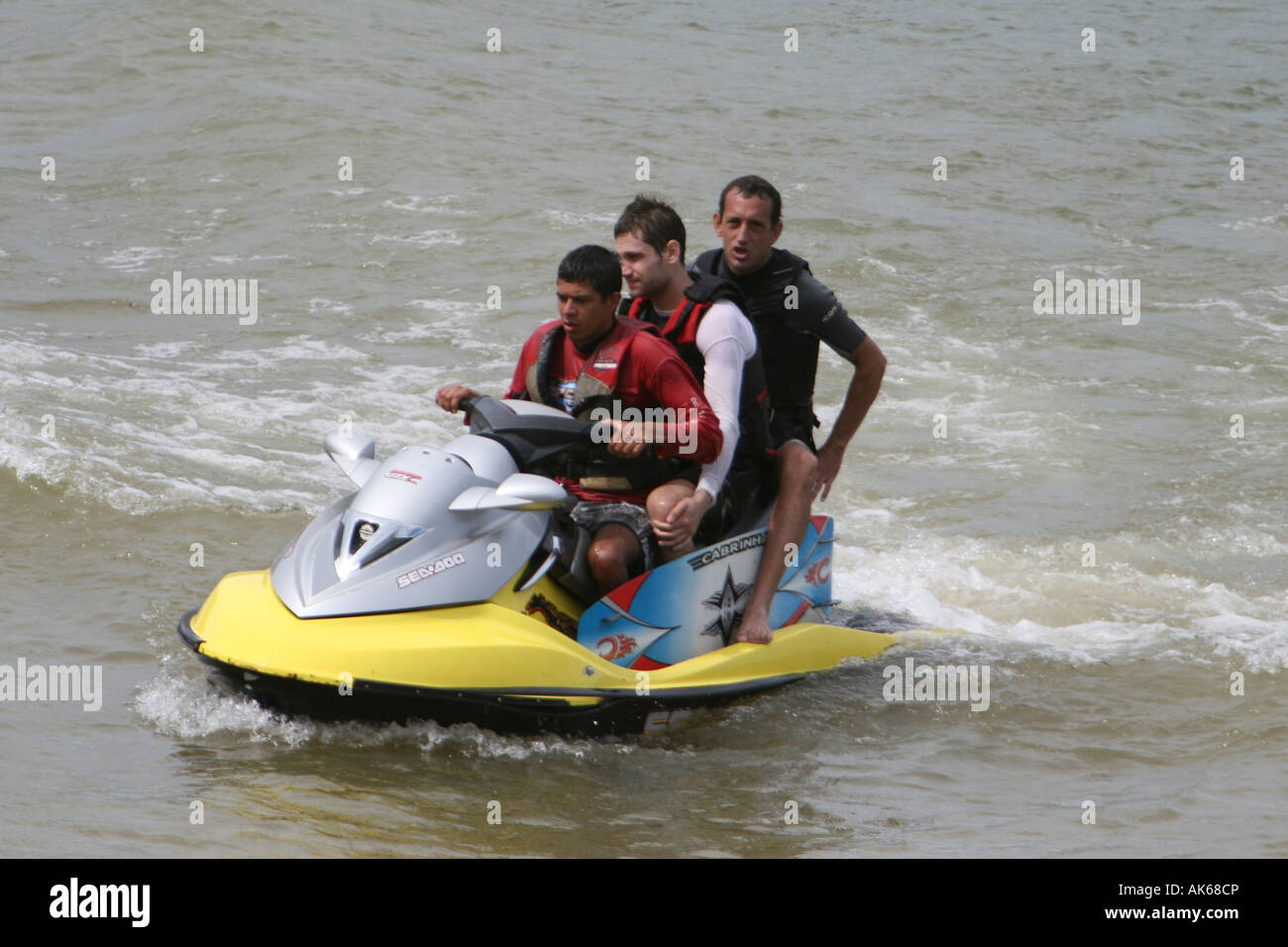 jet skiing in costa rica lake arenal Stock Photo Alamy