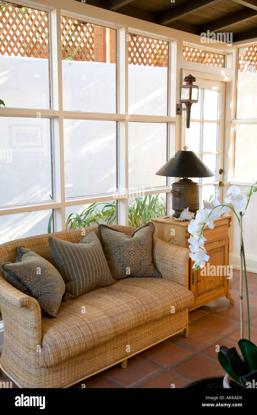 Sofa in Front of Window Stock Photo Alamy