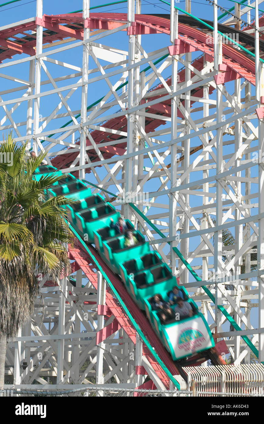 Roller Coaster in San Diego Mission Beach Stock Photo Alamy