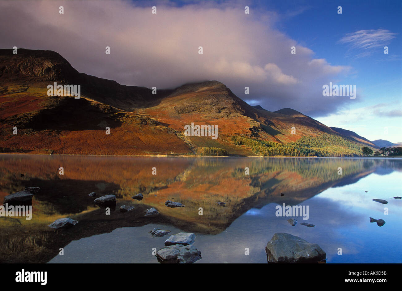 Buttermere Lake District National Park Cumbria England UK Stock Photo ...