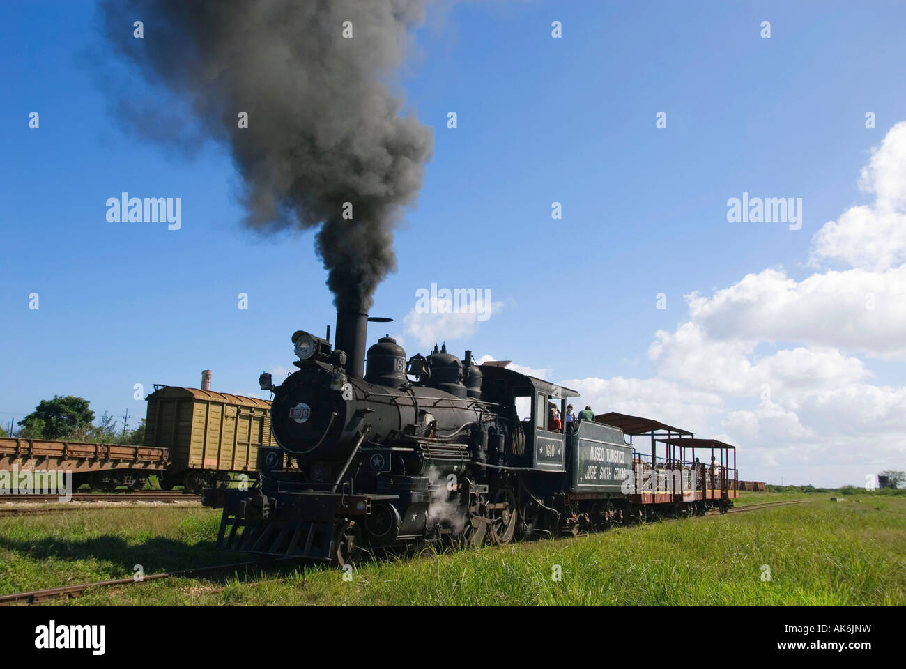 Historical steam train / Cardenas Stock Photo