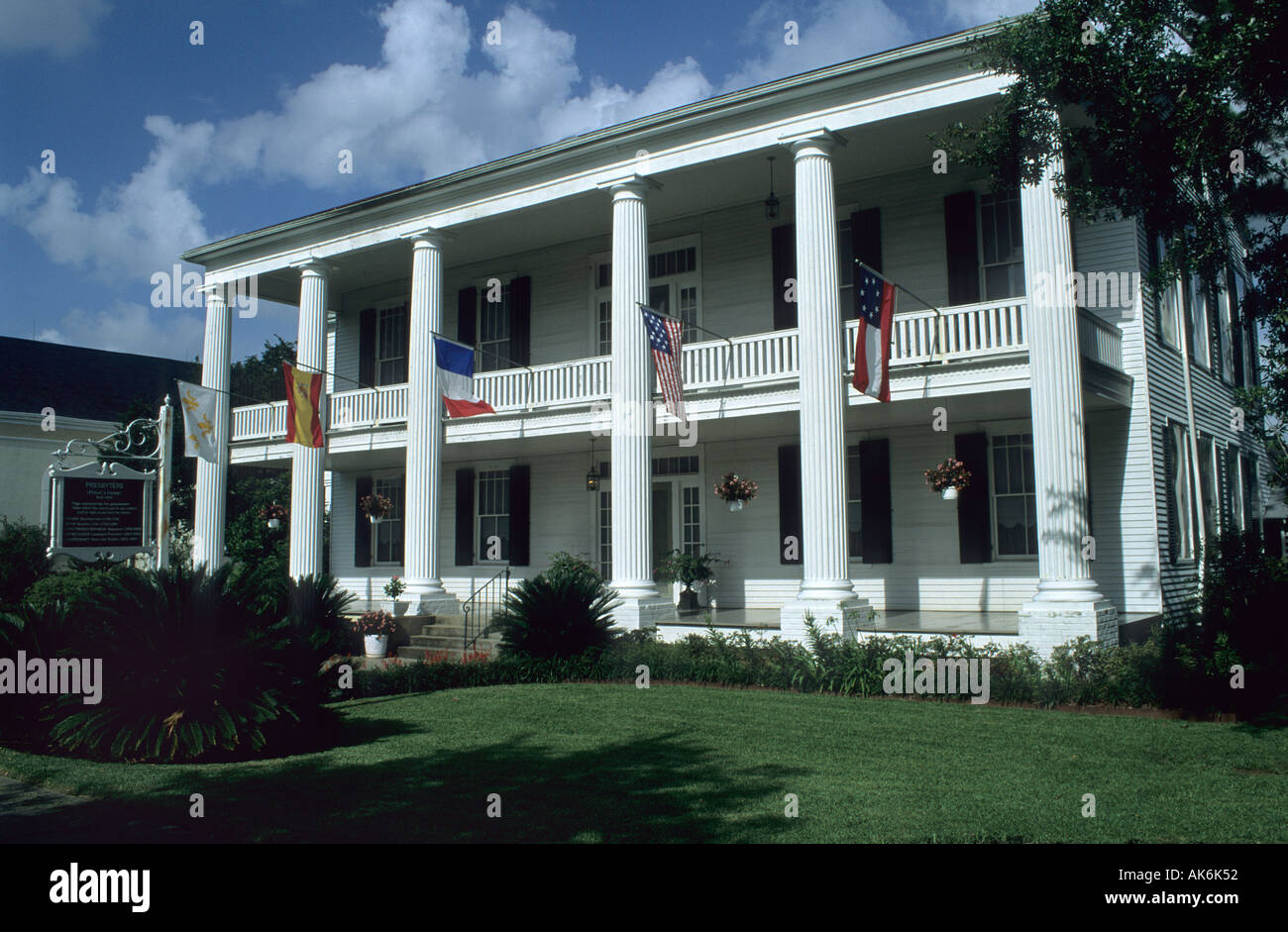historic home in St Martinville Stock Photo
