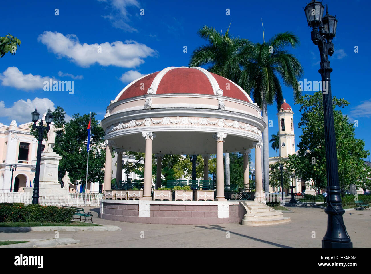 Pavilion Glorieta / Cienfuegos Stock Photo