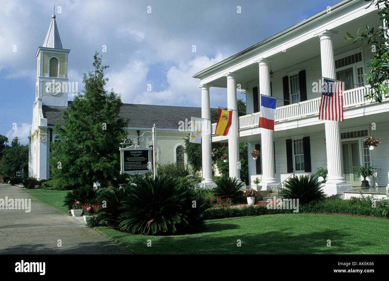 historic home in St Martinville Stock Photo Alamy
