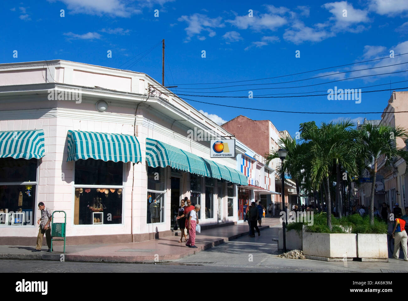 Pedestrian precinct / Bulevar Stock Photo