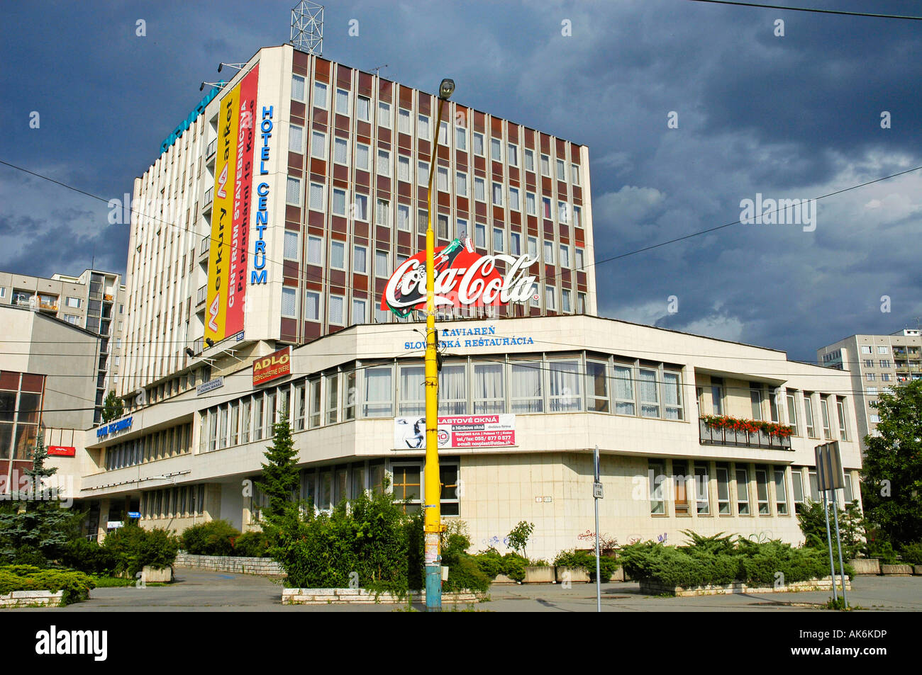 Hotel Centrum / Kosice Stock Photo - Alamy