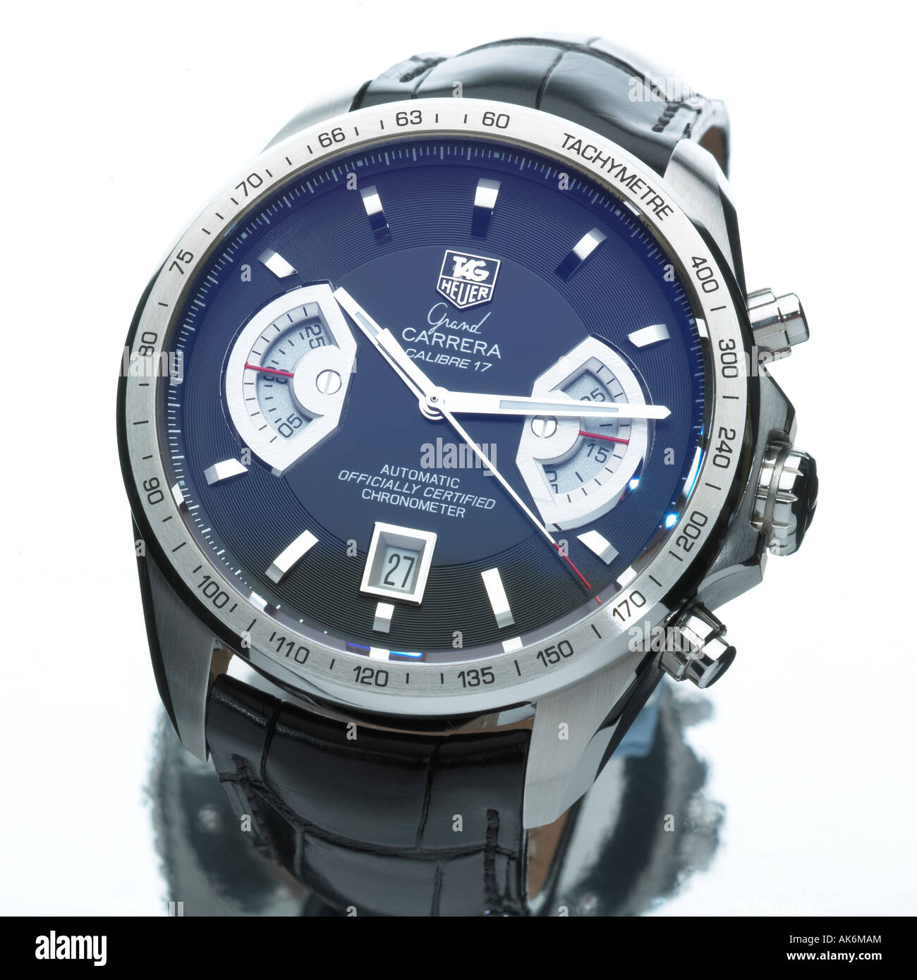 Tag Heuer Grand Carrera automatic Swiss wrist watch Stock Photo - Alamy