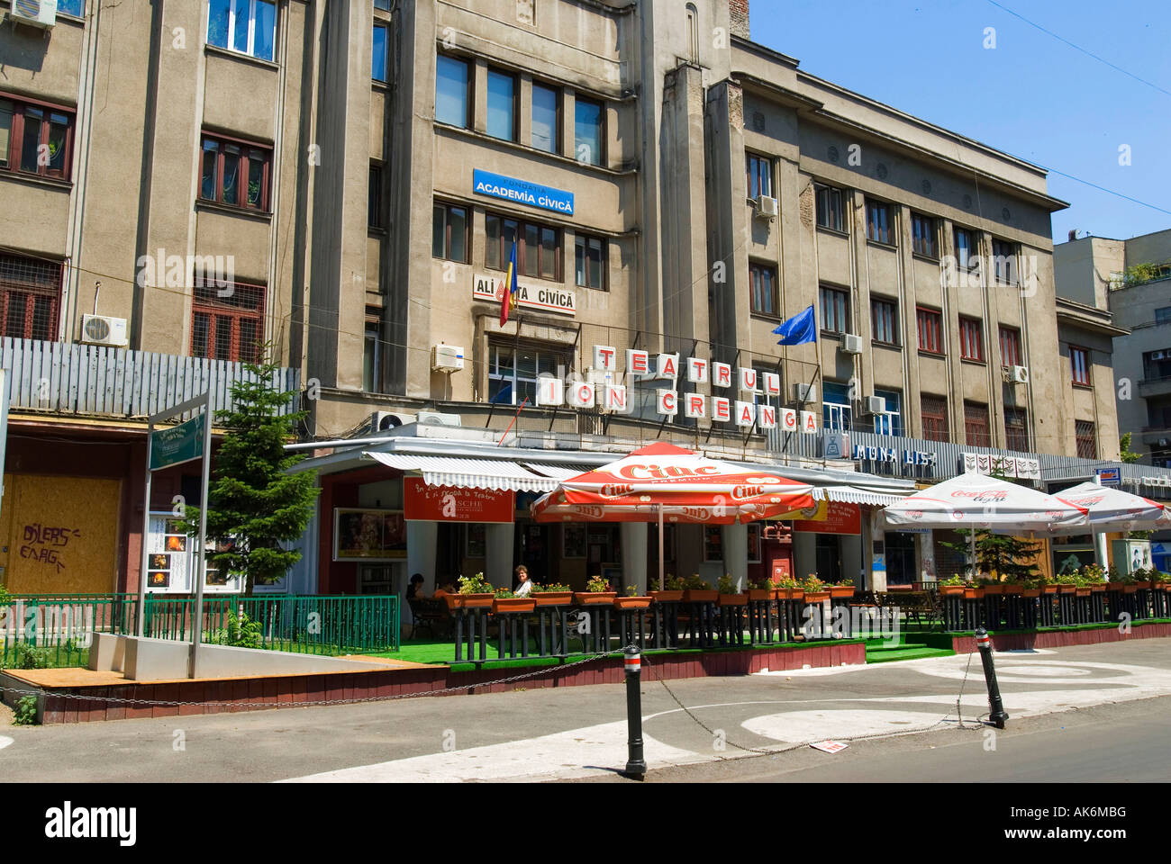 Street Piata Amzei / Bucharest Stock Photo Alamy