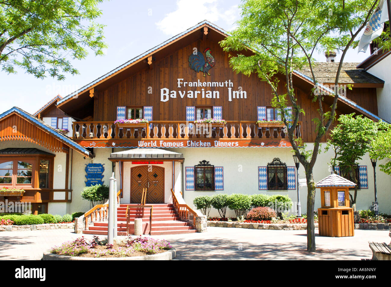 Michigan frankenmuth bavarian inn restaurant hires stock photography