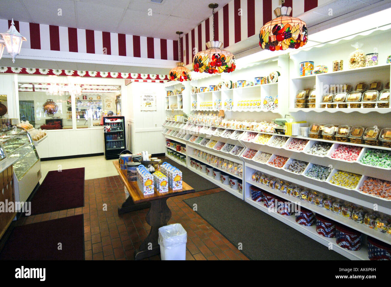Candy store in Frankenmuth Michigan MI Stock Photo Alamy