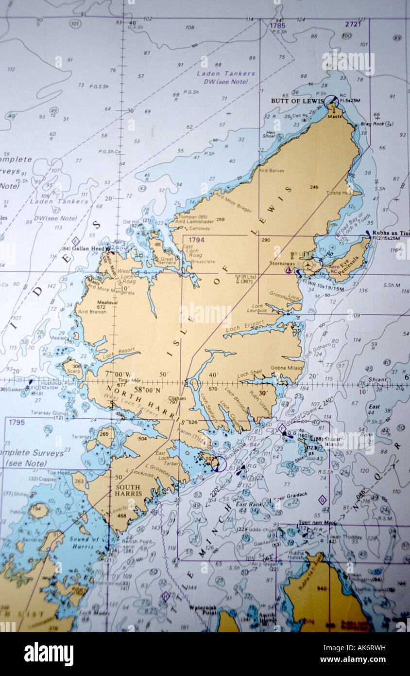 Nautical Chart Gulf Islands Bc