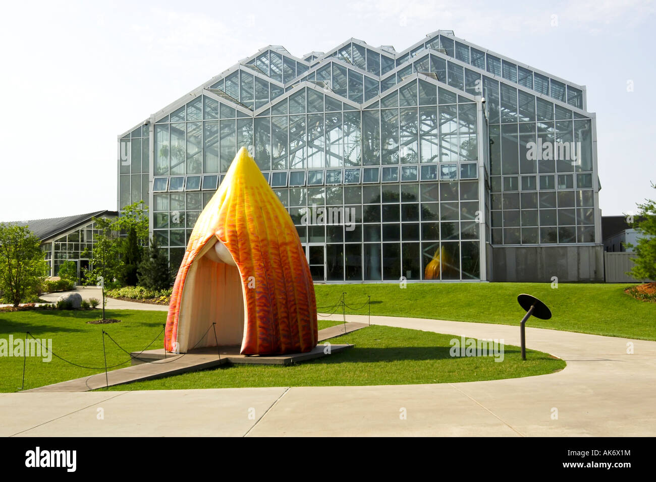 The Tropical Conservatory and greenhouses at the frederik Meijer