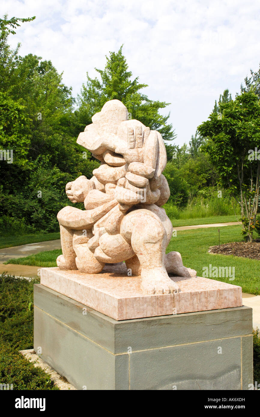 Jacques Lipchitz Limestone sculpture at the Frederik Meijer Gardens