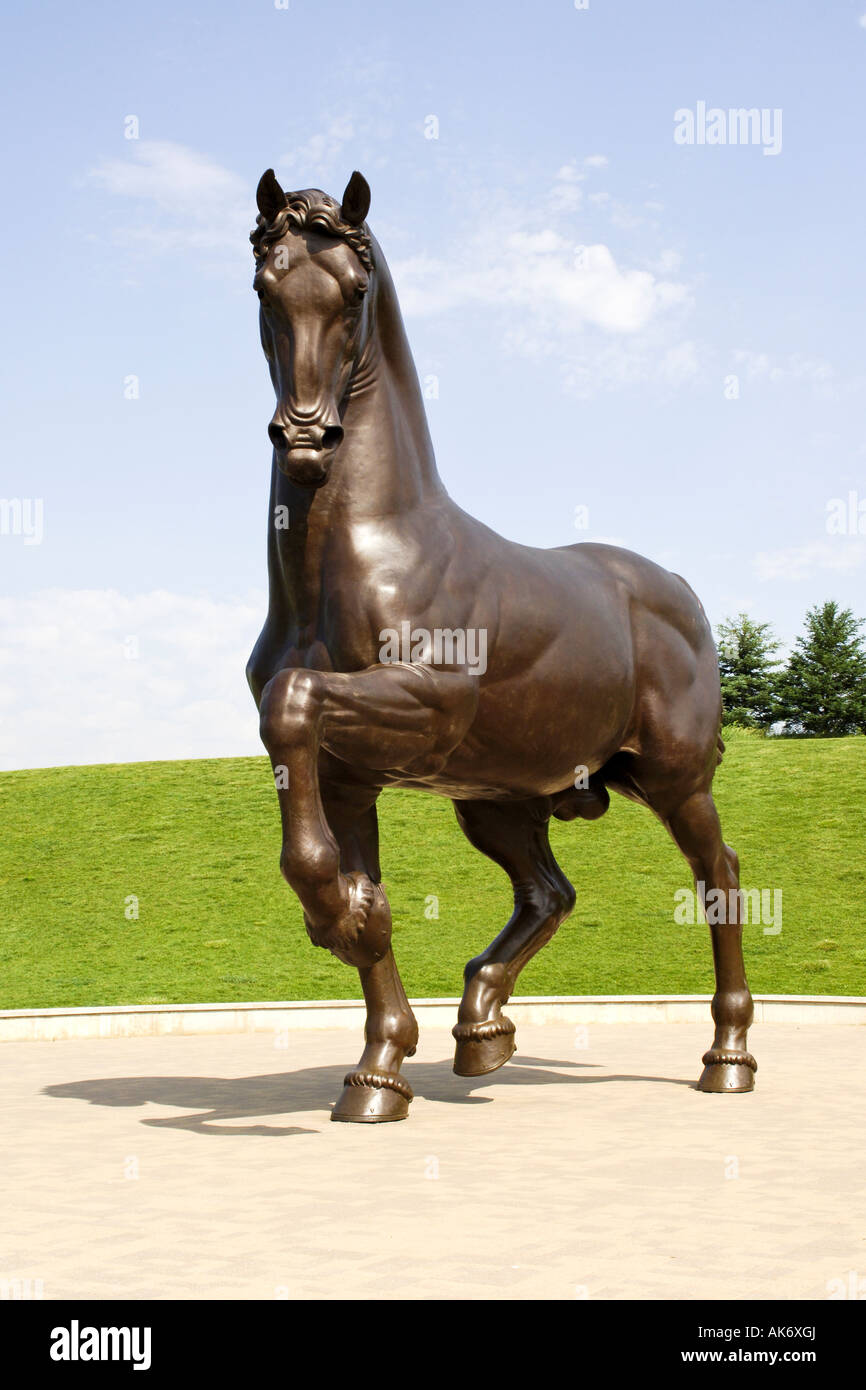 Leonardo da Vinci s Horse sculpture at the Frederik Meijer Gardens