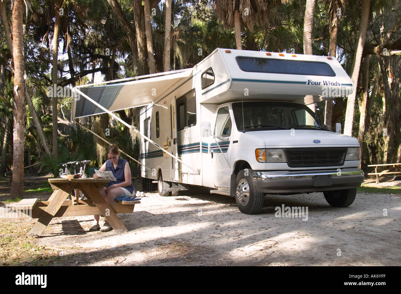 MR camping with RV Ford in Myakka River State Park Florida Cabin Four ...