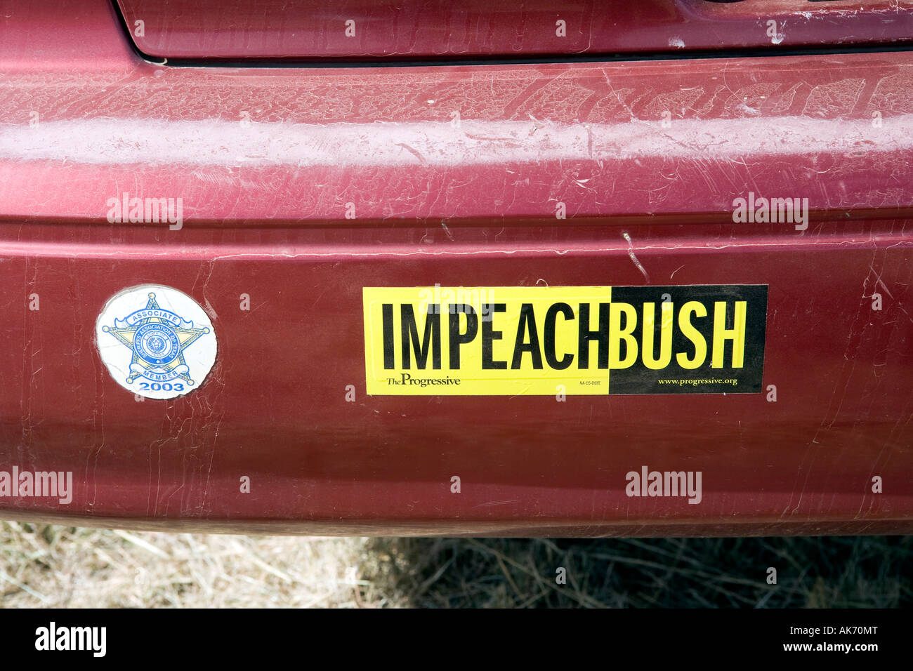 Bumper stickers car political hi-res stock photography and images - Alamy