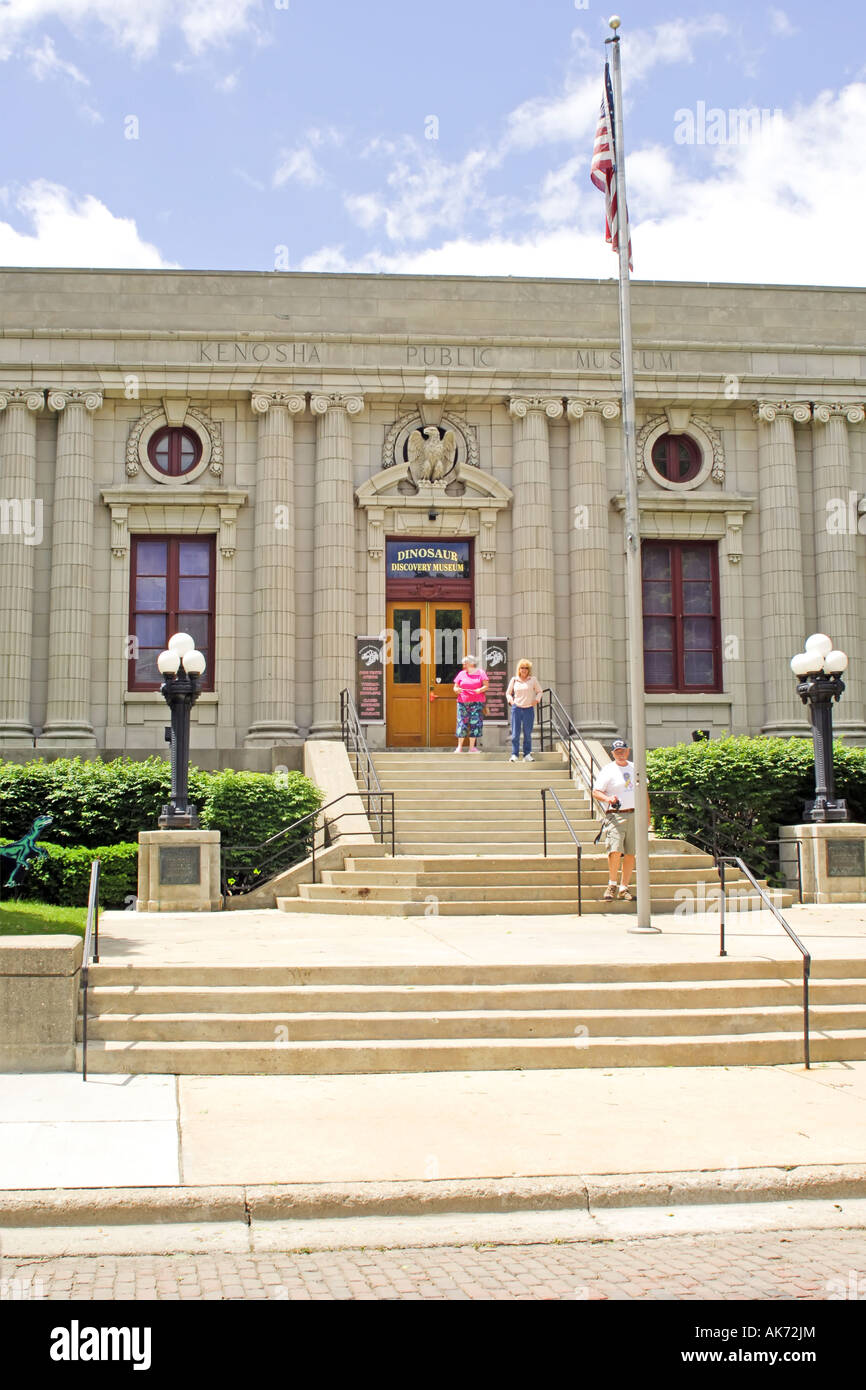 Kenosha Public Museum building Wisconsin WI Stock Photo Alamy