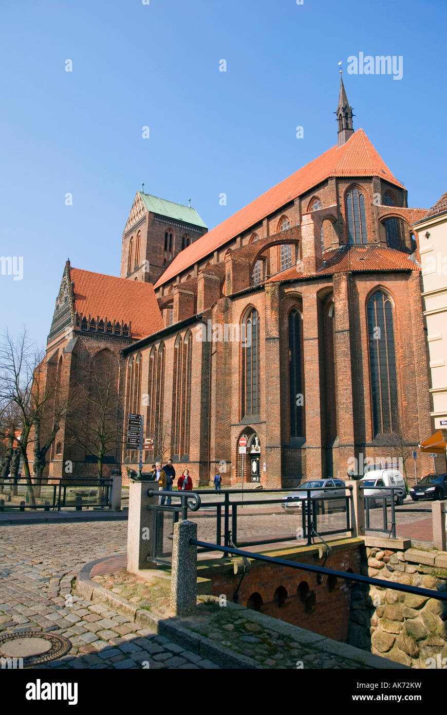 Church St Nikolai / Wismar Stock Photo