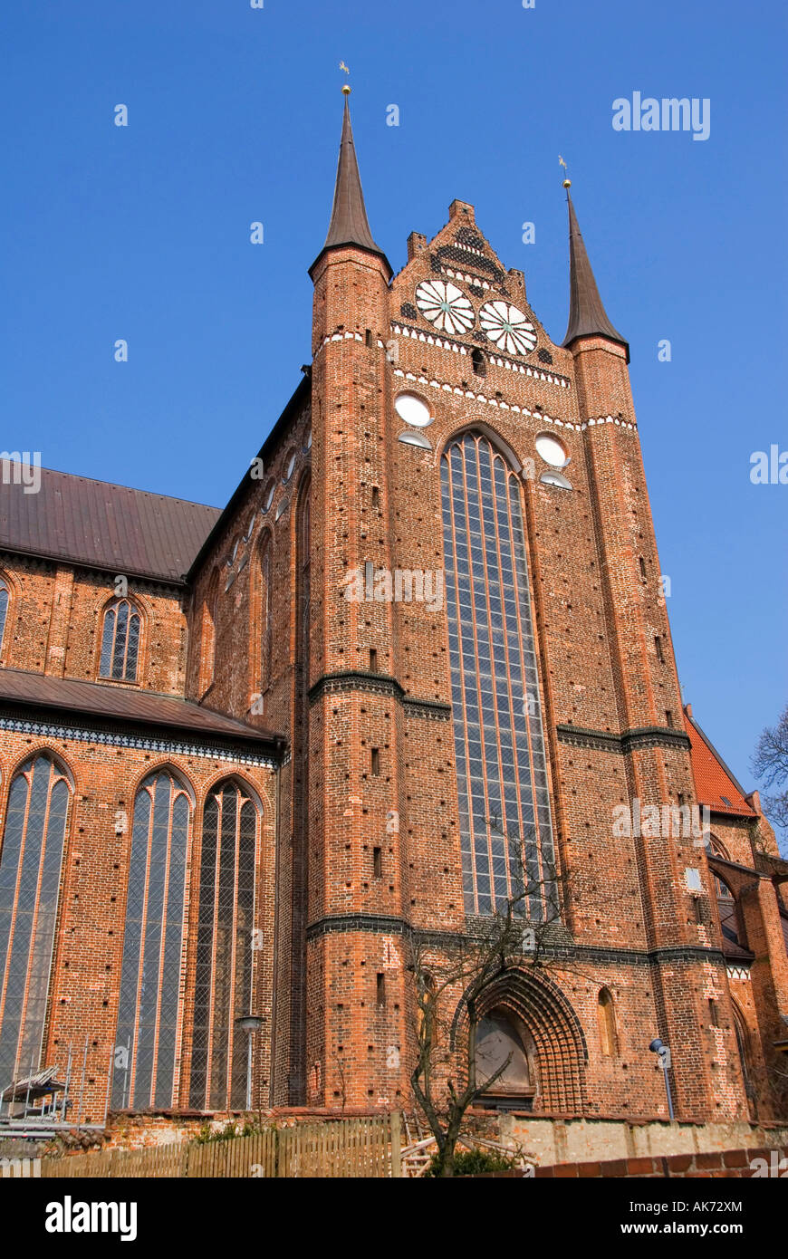 Church St Georgen / Wismar Stock Photo