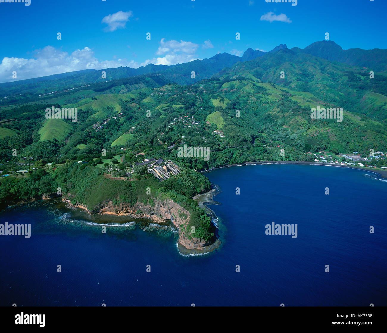 Island of Tahiti French Polynesia Stock Photo Alamy