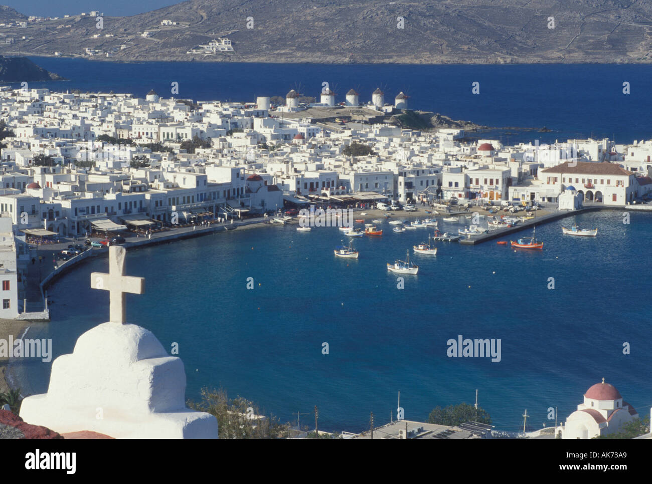 AJ18002, Mykonos, Greek Islands, Cyclades, Greece, Europe Stock Photo